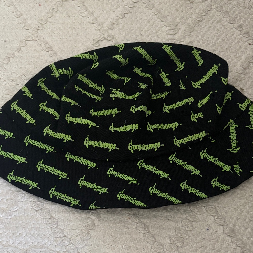 Goosebumps Black and Green Bucket Hat